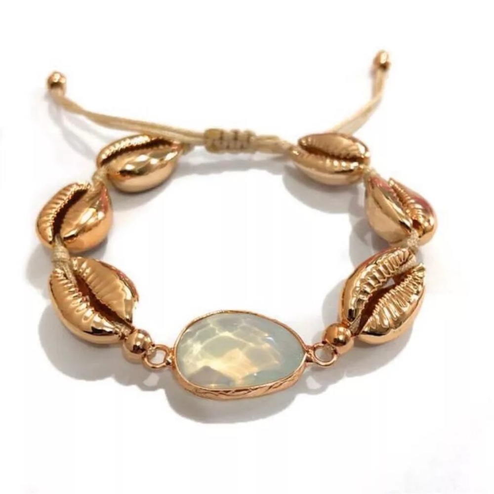 Gold Shell Bracelet